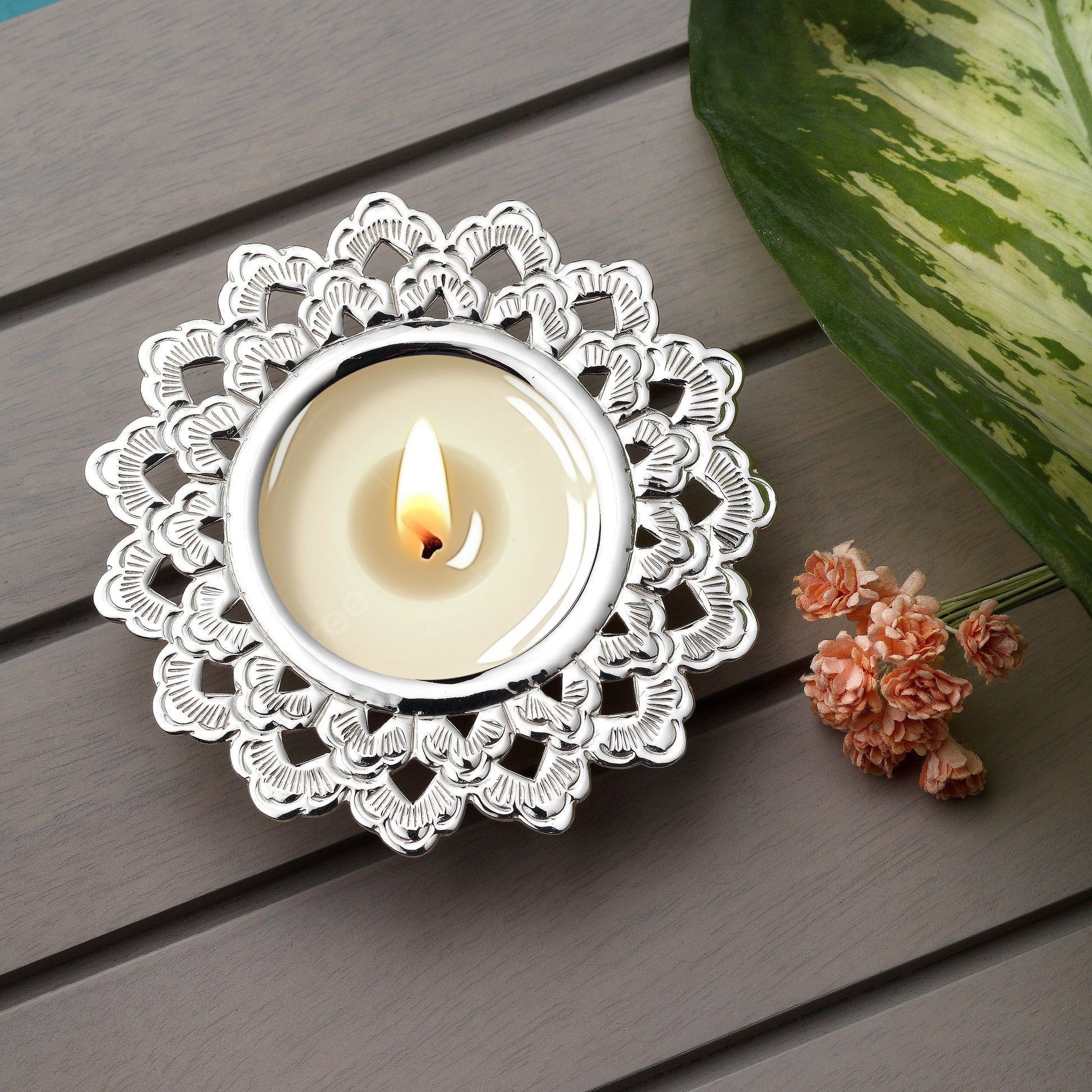 RANGOLI TEA LIGHT HOLDER