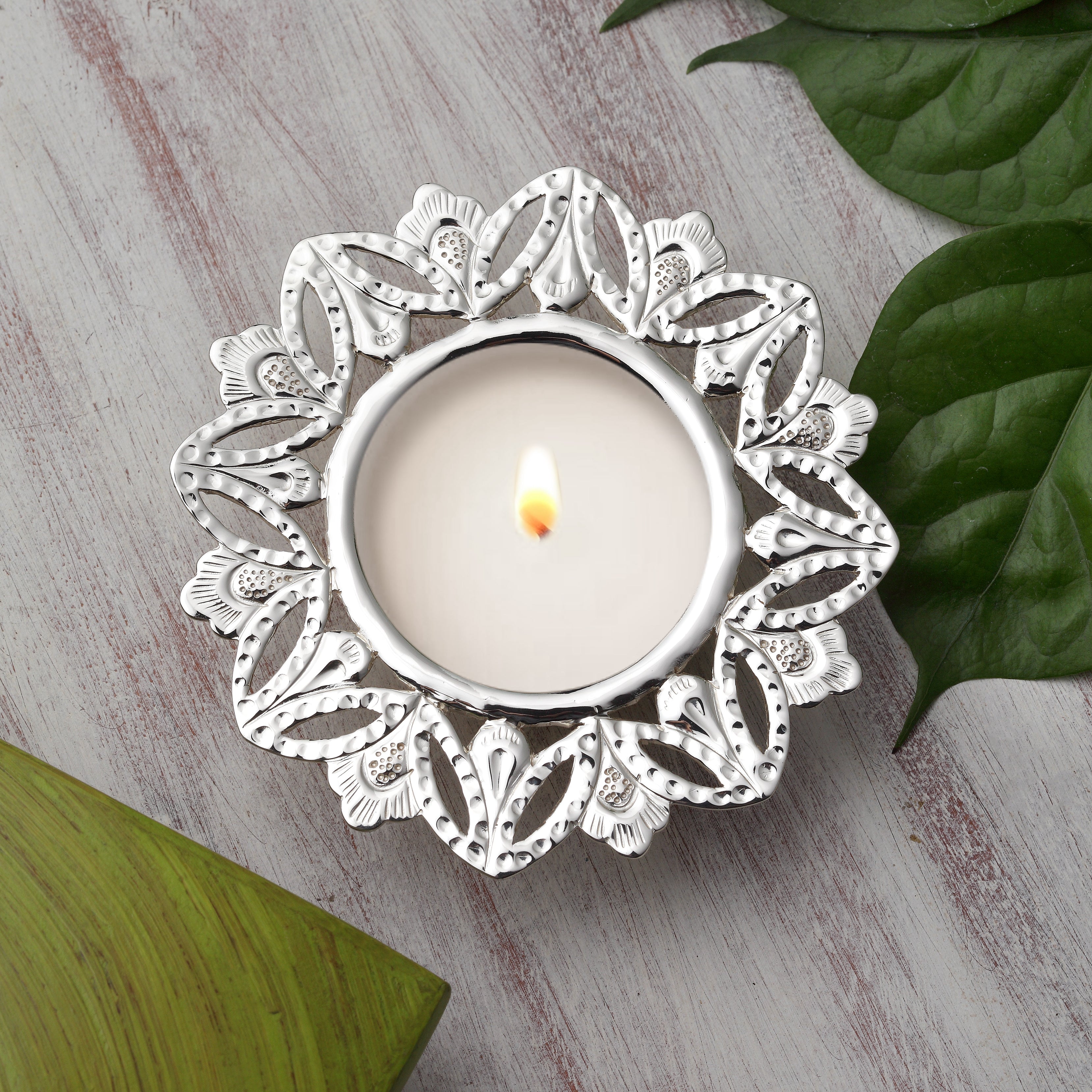 RANGOLI TEA LIGHT HOLDER