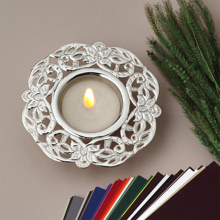 RANGOLI TEA LIGHT HOLDER