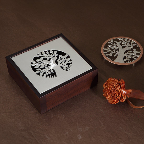 TREE OF LIFE WOOD AND JAALI BOX