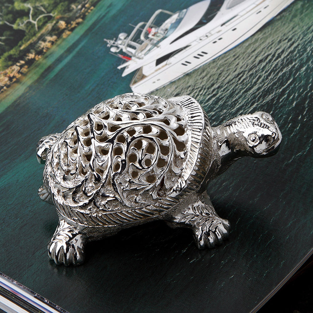 SILVER PLATED TORTOISE