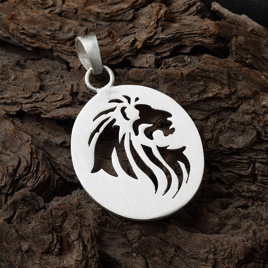 SILVER LION PENDANT