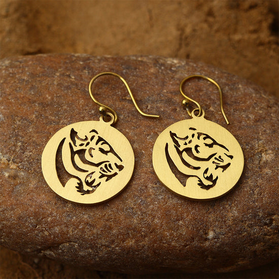 TIGER ROARING EARRING