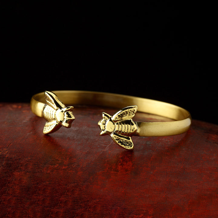 BRASS BUTTERFLY BANGLE