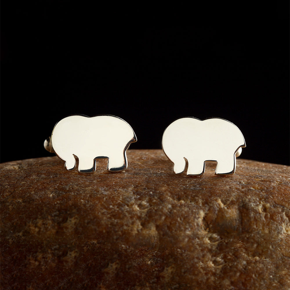 ELEPHANT SHAPED CUFFLINK