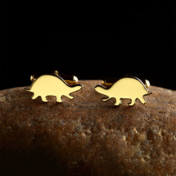 TORTOISE SHAPED CUFFLINK