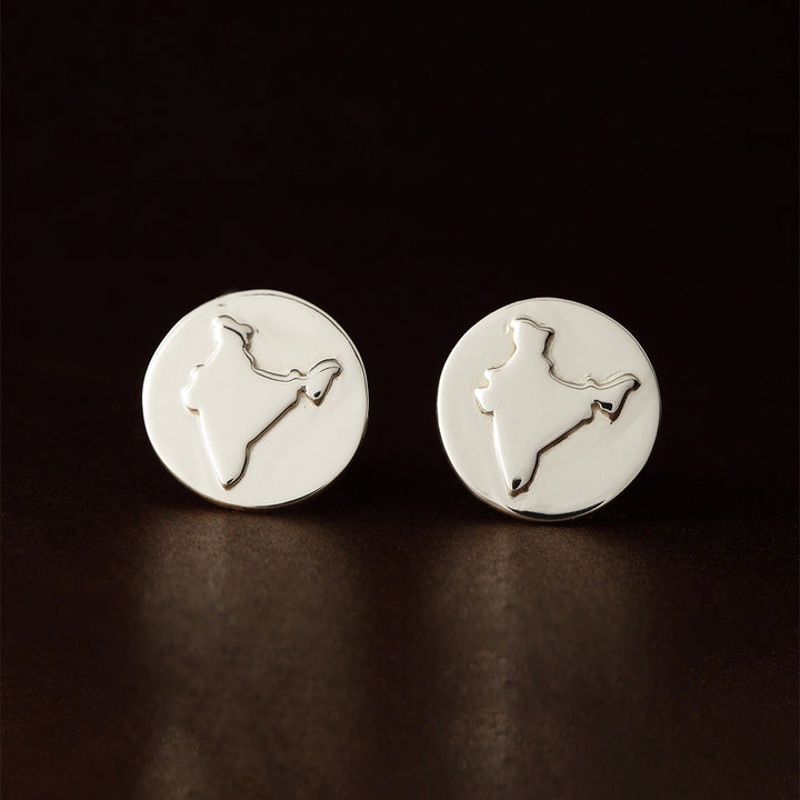 INDIA MAP CUFFLINK