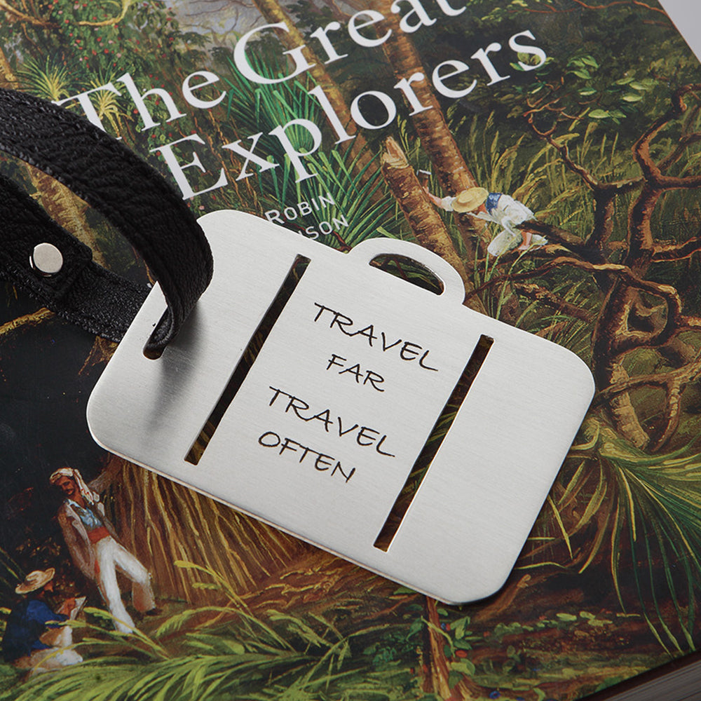 TRAVEL FAR LUGGAGE TAG