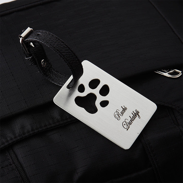 SINGLE PUG MARK - CUSTOMISED LUGGAGE TAG