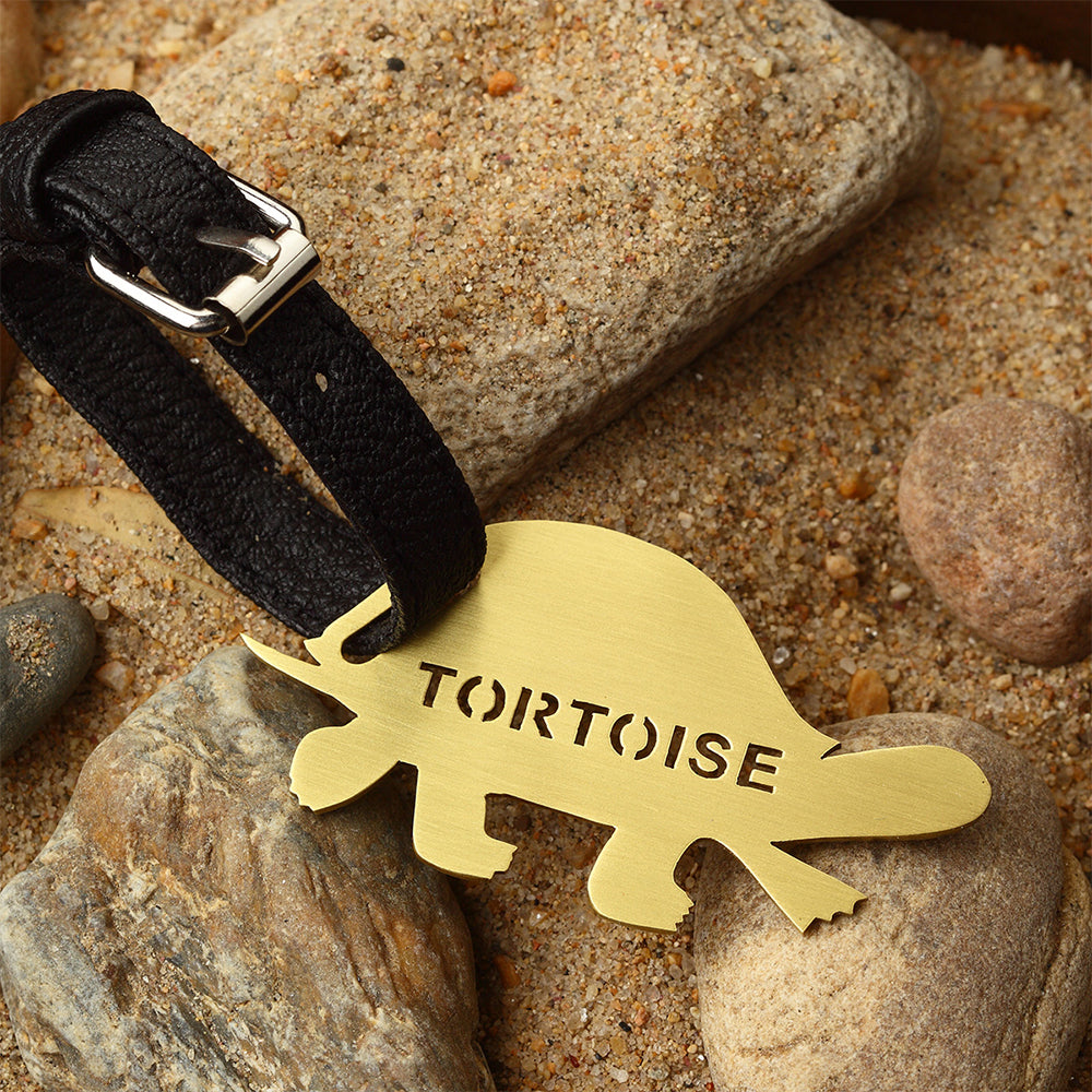 TORTOISE LUGGAGE TAG