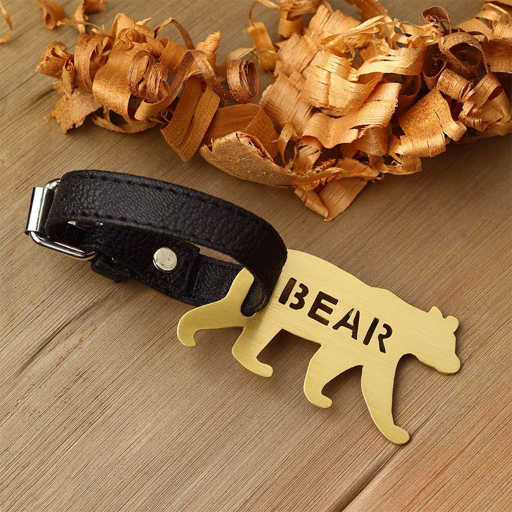 BEAR LUGGAGE TAG