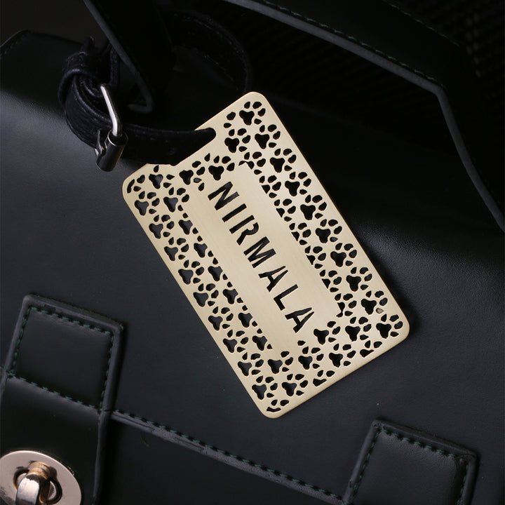 CUSTOMIZED PUGMARKS LUGGAGE TAG