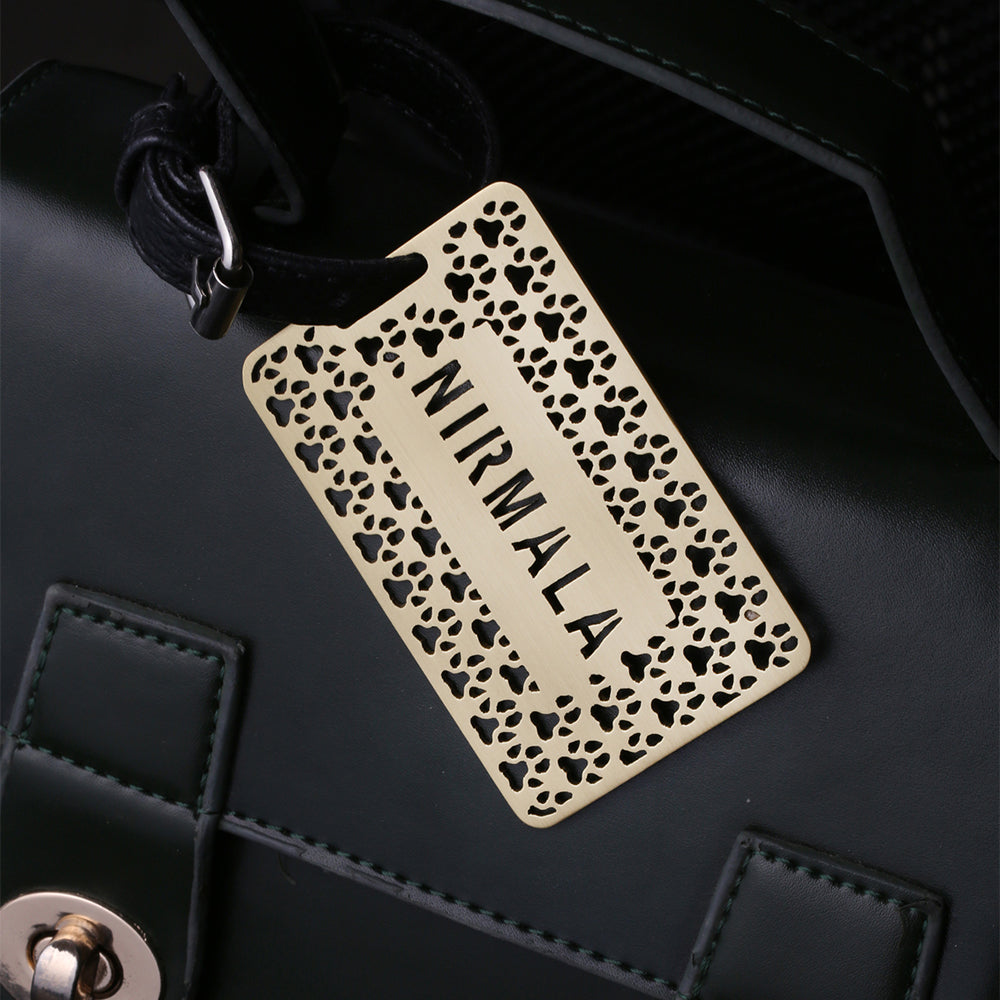 CUSTOMISED PUGMARKS LUGGAGE TAG