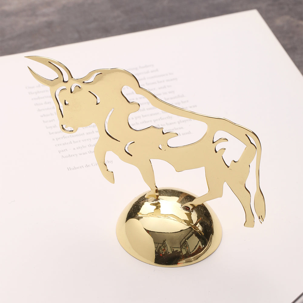 BRASS BULL PAPER WEIGHT