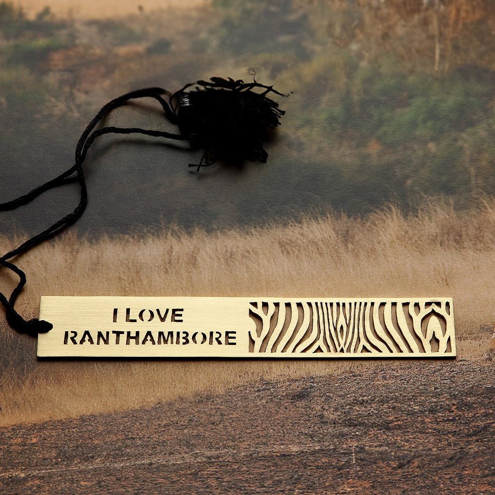 I LOVE RANTHAMBORE BOOKMARK