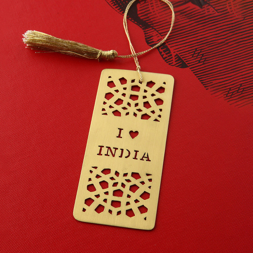 I LOVE INDIA GEOMETRICAL - BOOKMARK